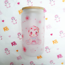 Verre Givré Sakura Peony - Kawaii Peony Shop