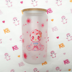 Verre Givré Sakura Peony - Kawaii Peony Shop