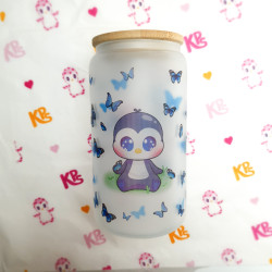 Verre Givré Papillons Pingoui - Kawaii Peony Shop