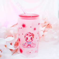 Verre Givré Sakura Peony - Kawaii Peony Shop