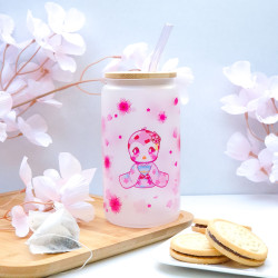 Verre Givré Sakura Peony - Kawaii Peony Shop