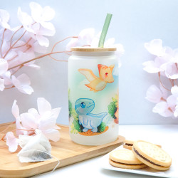 Verre Givré Dinosaure - Kawaii Peony Shop