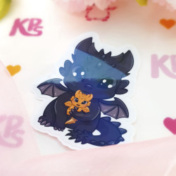 Sticker Dragons Holographique - Kawaii Peony Shop