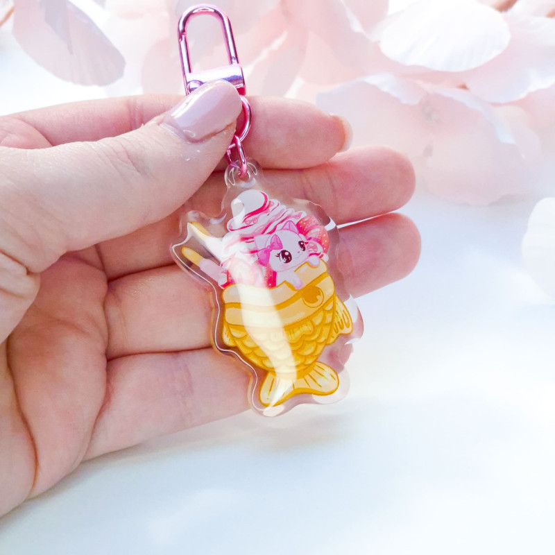 Porte-Clés Taiyaki Lily Porte-Clés Taiyaki Lily