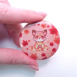 Badge Momiji Foxy
