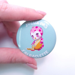 Badge J'Peux pas J'ai Raclette