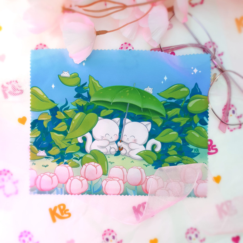 Chiffonnette Chats Pluie - Kawaii Peony Shop