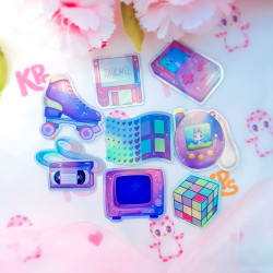 Set de Stickers 90's/2000's - Kawaii Peony Shop