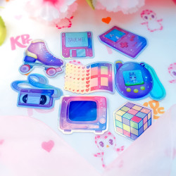 Set de Stickers 90's/2000's - Kawaii Peony Shop