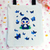 Tote-bag Papillons Pingoui - Kawaii Peony Shop