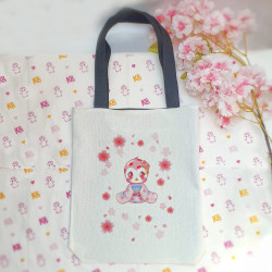 Tote-bag Sakura Peony - Kawaii Peony Shop